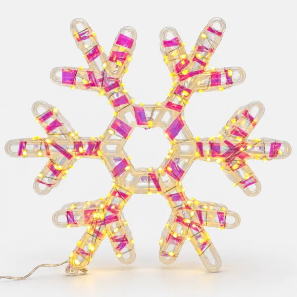 Copo de Nieve Navideño LED Decorativo