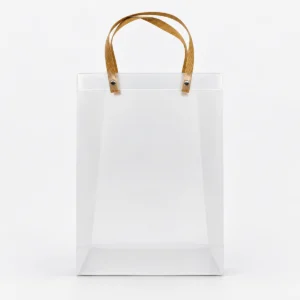 Bolsa de Regalo Transparente Matte 35x25x11cm 10 Pzas.