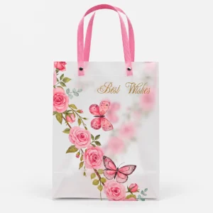 Bolsa de Regalo Floreada 30x23cm 10 Pzas.