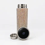 Vaso Térmico con Strass y Tapa Térmica
