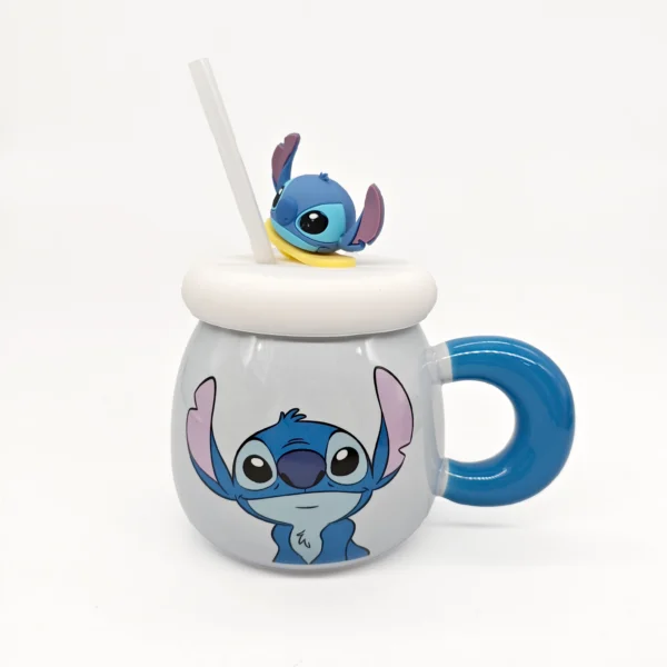 Vaso Stitch Cerámica con Tapa Silicona
