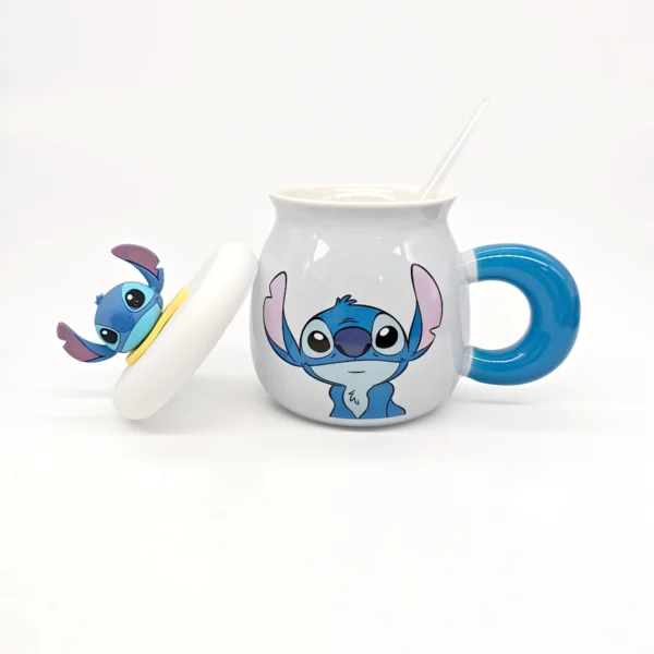 Vaso Stitch Cerámica con Tapa Silicona