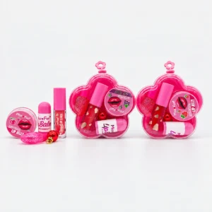 Kit de Labiales 5 en 1 Flor Fucsia 5 Pzas. | Miss Fon