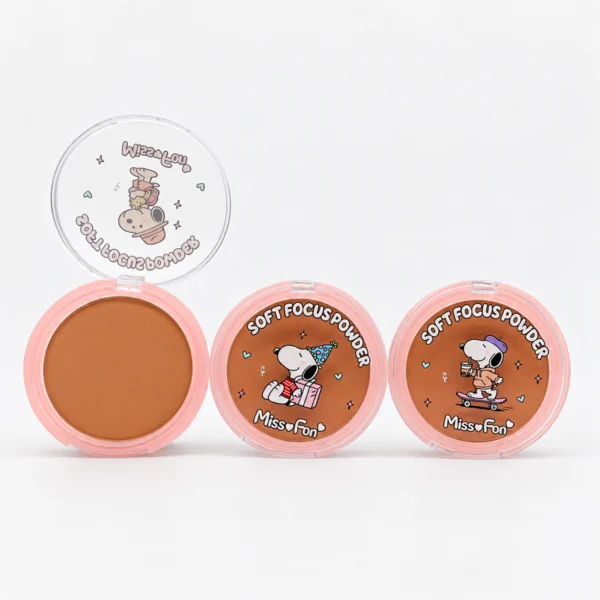 Polvo Compacto Soft Focus de Snoopy | Miss Fon