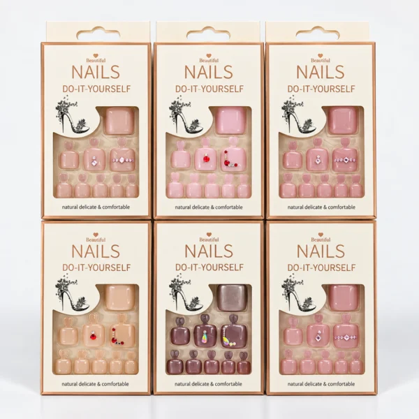 Uñas para Pies Con Pedrería