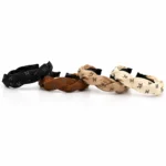 Vincha Satinada con Detalles Brillantes