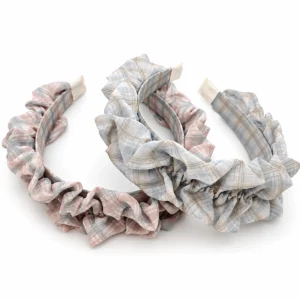 Vincha Scrunchie Cuadriculada