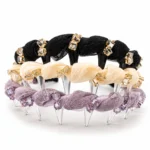 Vincha de Tela con Dientes Strass