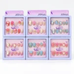 Uñas Cuadradas Diseños Color Pastel