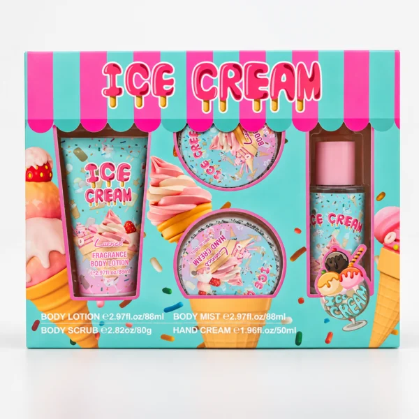 Set de Fragancia Ice Cream 4 Pzas. | Luenco