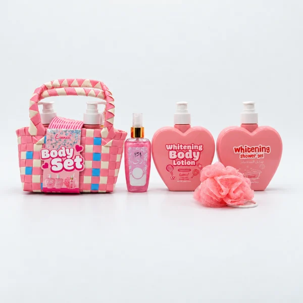 Set de Baño 4 Pzas Rosa | Luenco