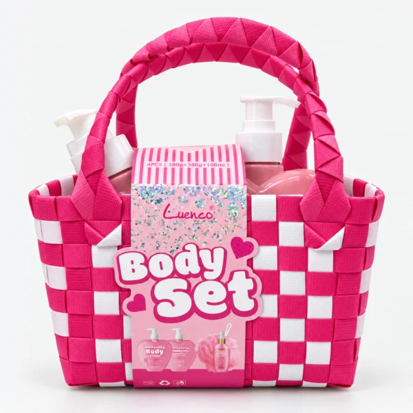 Set de Baño 4 Pzas Fucsia | Luenco